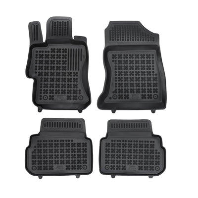 Gummi Fußmatten für Subaru XV II Schwarz