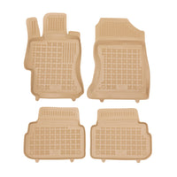 Gummi Fußmatten für Subaru XV II Beige