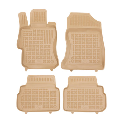 Gummi Fußmatten für Subaru XV II Beige