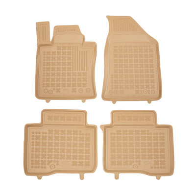Gummi Fußmatten für SsangYong Torres Beige