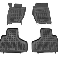 Gummi Fußmatten für Jeep Cherokee III / Liberty Schwarz