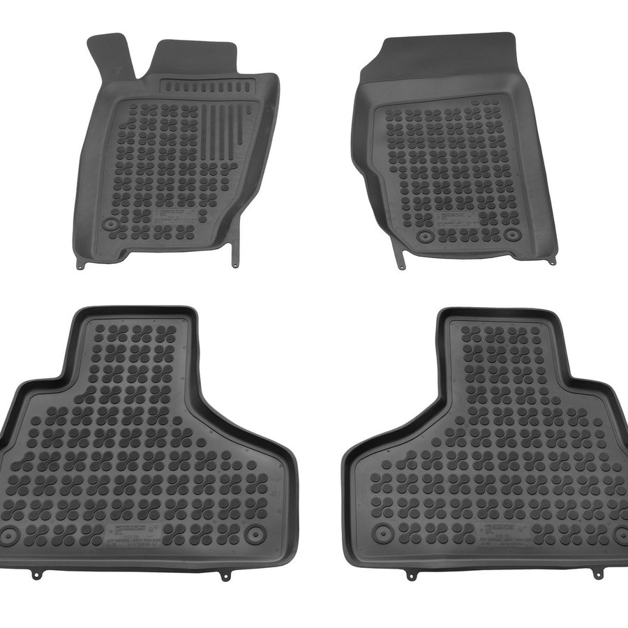 Gummi Fußmatten für Jeep Cherokee III / Liberty Schwarz