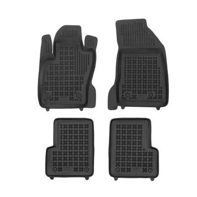 Gummi Fußmatten für Jeep Renegade II Schwarz