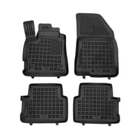 Gummi Fußmatten für Dacia Jogger Schwarz / 5-Sitzer