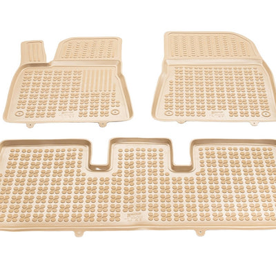 Gummi Fußmatten für Tesla 3 Beige