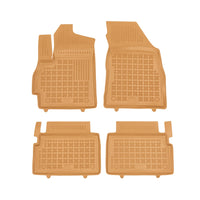 Gummi Fußmatten für Omoda 5 Beige