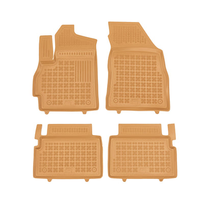 Gummi Fußmatten für Omoda 5 Beige