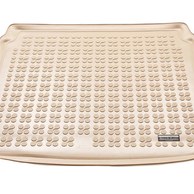 Kofferraumwanne für Volkswagen Tiguan mit Notersatzrad / Beige