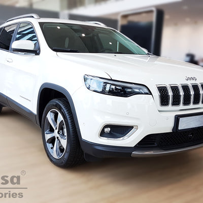 Ladekantenschutz für Jeep Cherokee V Silber Matt