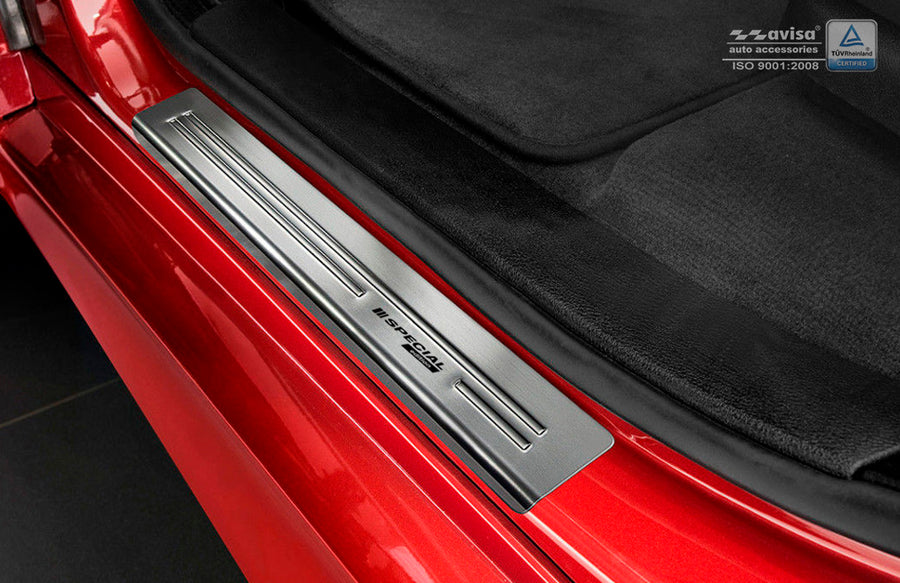Einstiegsleiste Edelstahl für BMW X6 F16 Silber Matt