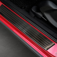 Einstiegsleiste Edelstahl für Honda Jazz Crosstar Silber Matt