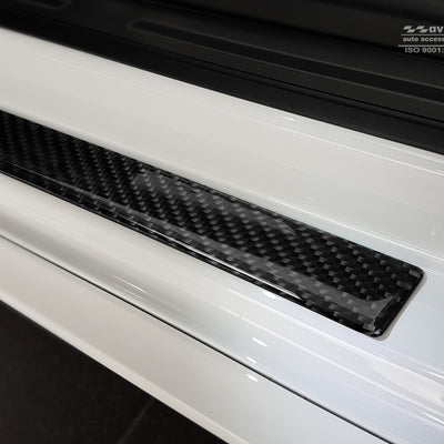 Universal Einstiegsleisten "Carbon Fiber" Silber Matt
