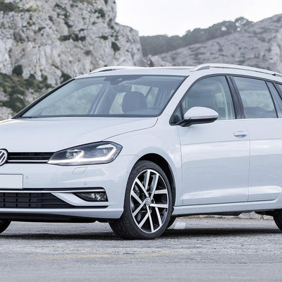 Ladekantenschutz für Volkswagen Golf VII Variant FL Silber Matt
