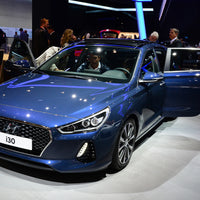 Ladekantenschutz für Hyundai i30 III Silber Matt