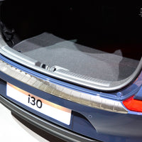 Ladekantenschutz für Hyundai i30 III Silber Matt
