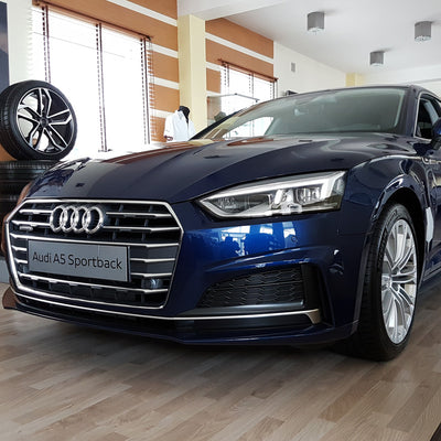 Ladekantenschutz für Audi A5 Sportback Liftback Silber Matt