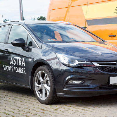 Ladekantenschutz für Opel Astra V K Sports Tourer Silber Matt