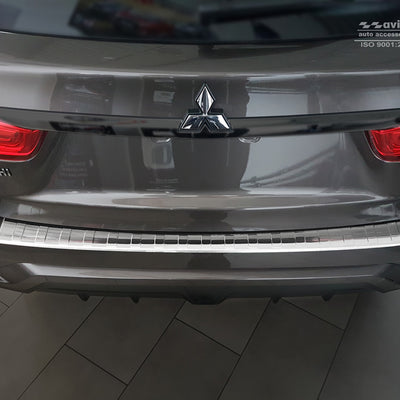 Ladekantenschutz für Mitsubishi ASX Facelift 2017-2019 Silber Matt