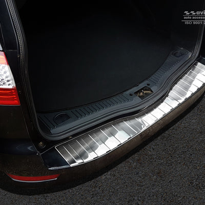 Ladekantenschutz für Ford Mondeo IV MK4 Turnier Silber Matt