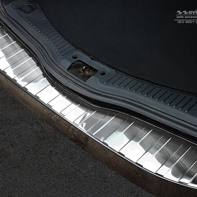 Ladekantenschutz für Ford Mondeo IV MK4 Turnier Silber Matt
