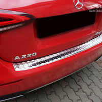 Ladekantenschutz für Mercedes A-Klasse W177 Schrägheck Silber Matt