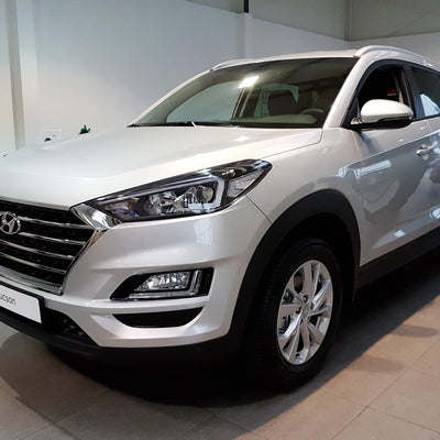 Ladekantenschutz für Hyundai Tucson III FL Silber Matt