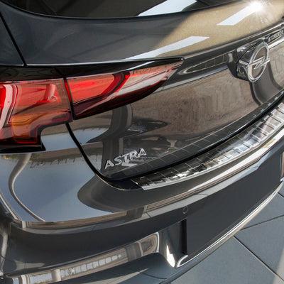 Ladekantenschutz für Opel Astra V K Silber Matt
