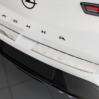Ladekantenschutz für Opel Mokka B Silber Matt