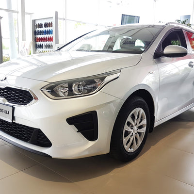 Ladekantenschutz für Kia Ceed SW III Silber Matt
