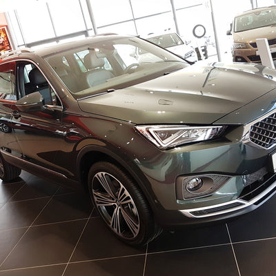 Ladekantenschutz für Seat Tarraco Silber Matt