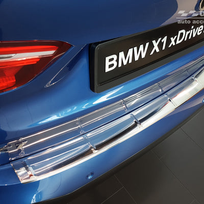 Ladekantenschutz für BMW X1 F48 M-Paket Silber Matt