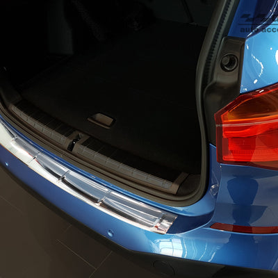 Ladekantenschutz für BMW X1 F48 M-Paket Silber Matt