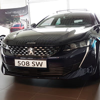 Ladekantenschutz für Peugeot 508 SW II Silber Matt