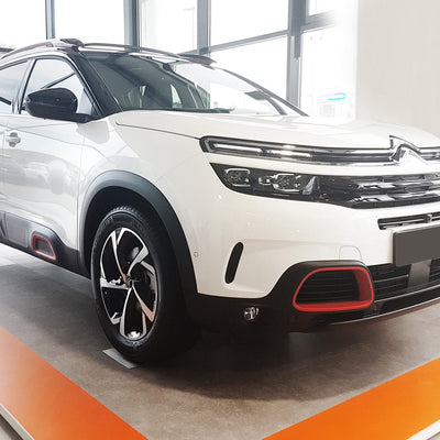 Ladekantenschutz für Citroen C5 Aircross Silber Matt