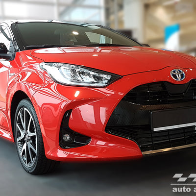 Ladekantenschutz für Toyota Yaris IV Hybrid Silber Matt
