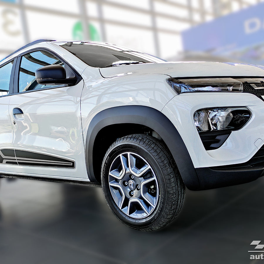 Ladekantenschutz für Dacia Spring Silber