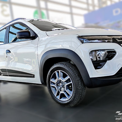 Ladekantenschutz für Dacia Spring Silber
