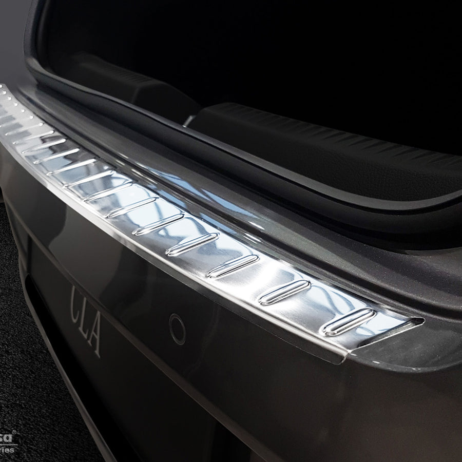 Ladekantenschutz für Mercedes CLA II Shooting Brake Silber Matt