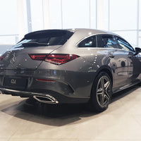 Ladekantenschutz für Mercedes CLA II Shooting Brake Silber Matt