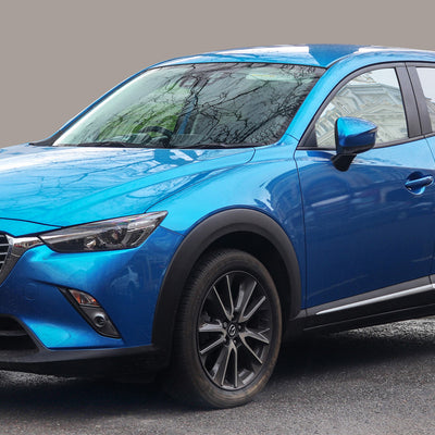 Ladekantenschutz für Mazda CX-3 Silber Matt
