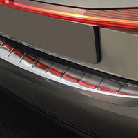 Ladekantenschutz für Audi A6 C7 FL Silber Matt