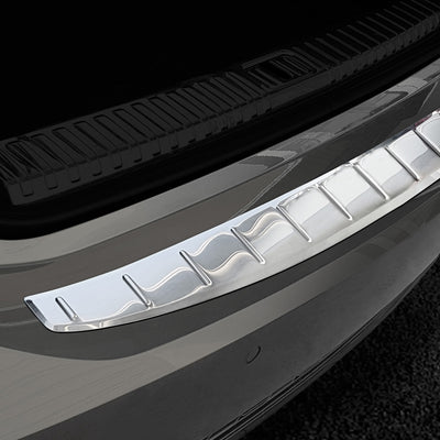 Ladekantenschutz für Audi A6 C7 FL Silber Matt