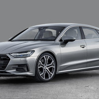 Ladekantenschutz für Audi A6 C7 FL Silber Matt