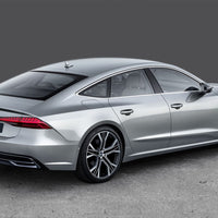 Ladekantenschutz für Audi A6 C7 FL Silber Matt