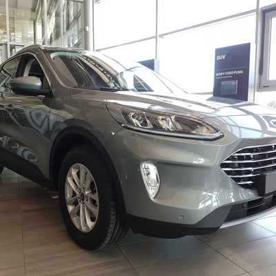 Ladekantenschutz für Ford Kuga III Titanium / Titanium X / Trend / Cool+Connect 2019-> Silber Matt