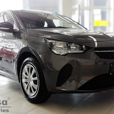 Ladekantenschutz für Opel Corsa F Elektro / Edition / Elegance Silber Matt