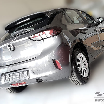 Ladekantenschutz für Opel Corsa F Elektro / Edition / Elegance Silber Matt