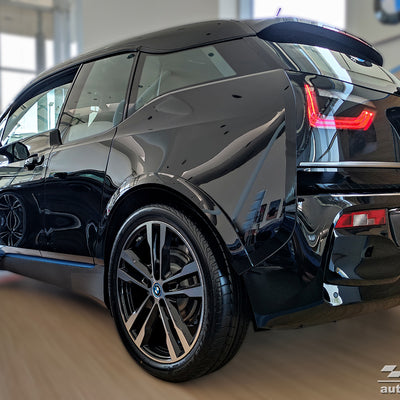 Ladekantenschutz für BMW i3 Silber Matt