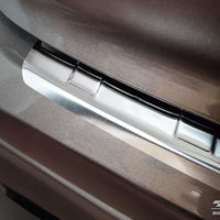 Ladekantenschutz für Mitsubishi Eclipse Cross PHEV Silber Matt