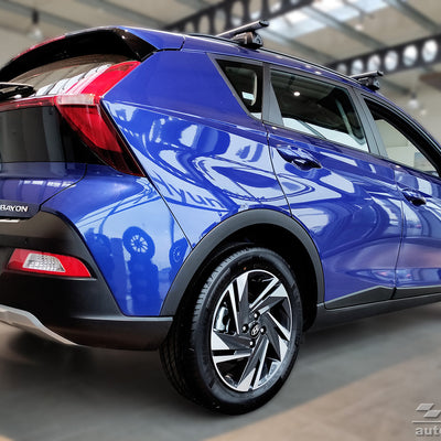 Ladekantenschutz für Hyundai Bayon Silber Matt